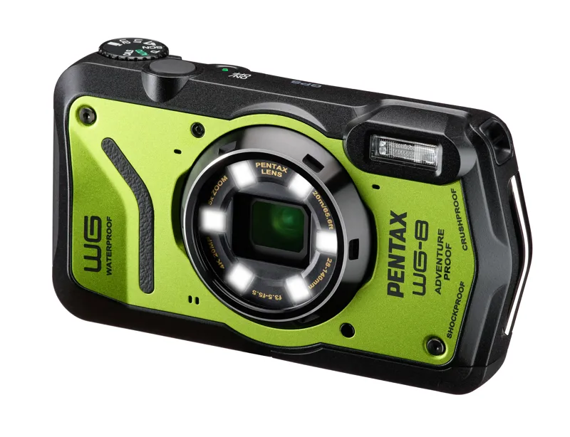 Pentax WG-8 Digital Camera in Green - WINTER INSTANT SAVING!-3