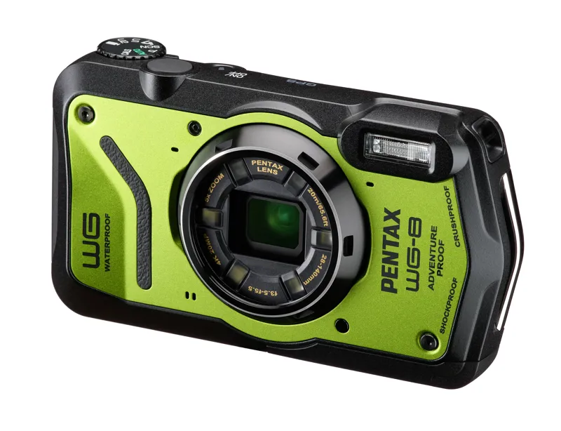 Pentax WG-8 Digital Camera in Green - WINTER INSTANT SAVING!-5