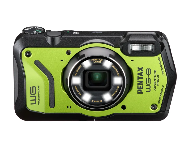 Pentax WG-8 Digital Camera in Green - WINTER INSTANT SAVING!-7