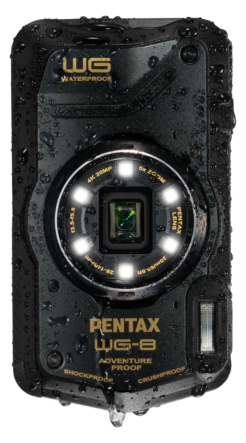 Pentax WG-8 Digital Camera in Black-6