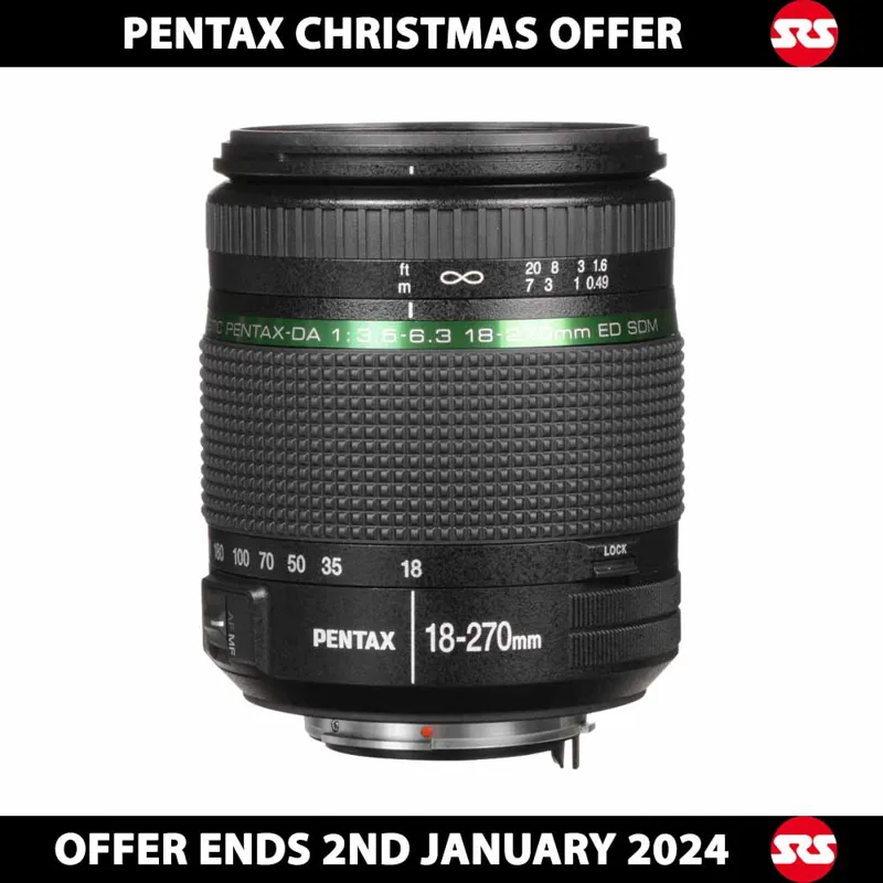 Pentax DA 18-270mm F3.5-6.3 ED SDM Lens