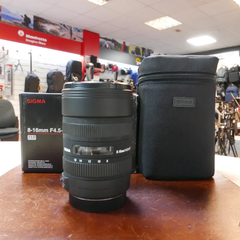 Used Sigma EX DC 8-16mm f4.5-5.6 HSM - Canon EF-S - 12 Months Warranty