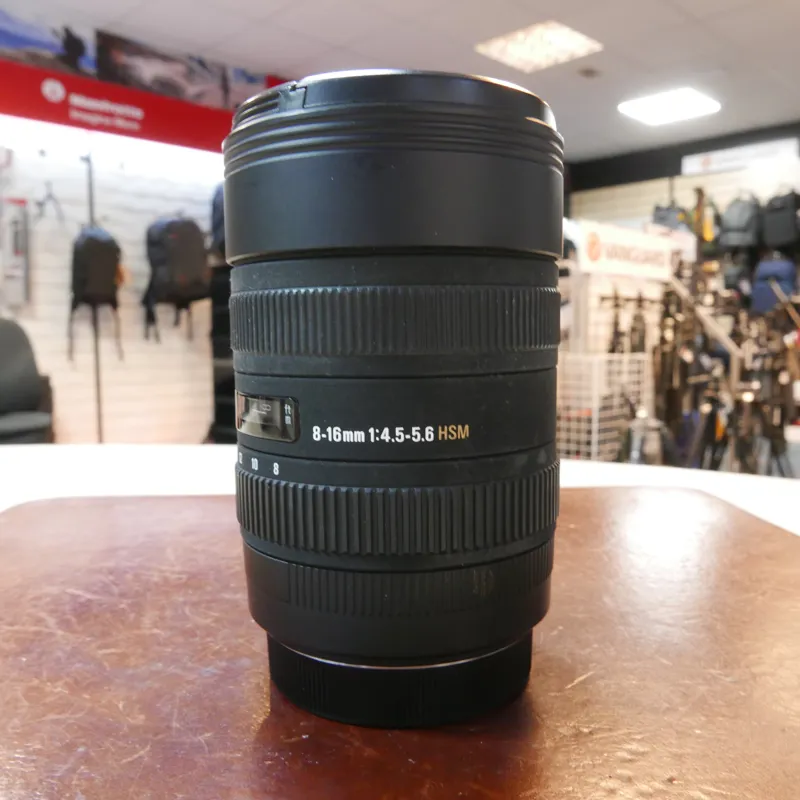 Used Sigma EX DC 8-16mm f4.5-5.6 HSM - Canon EF-S - 12 Months Warranty-1