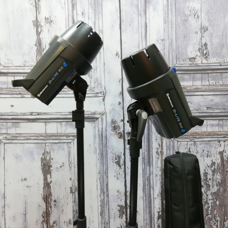 Used Elinchrom D-Lite RX4 Studio Flash Kit - 12 Months Warranty