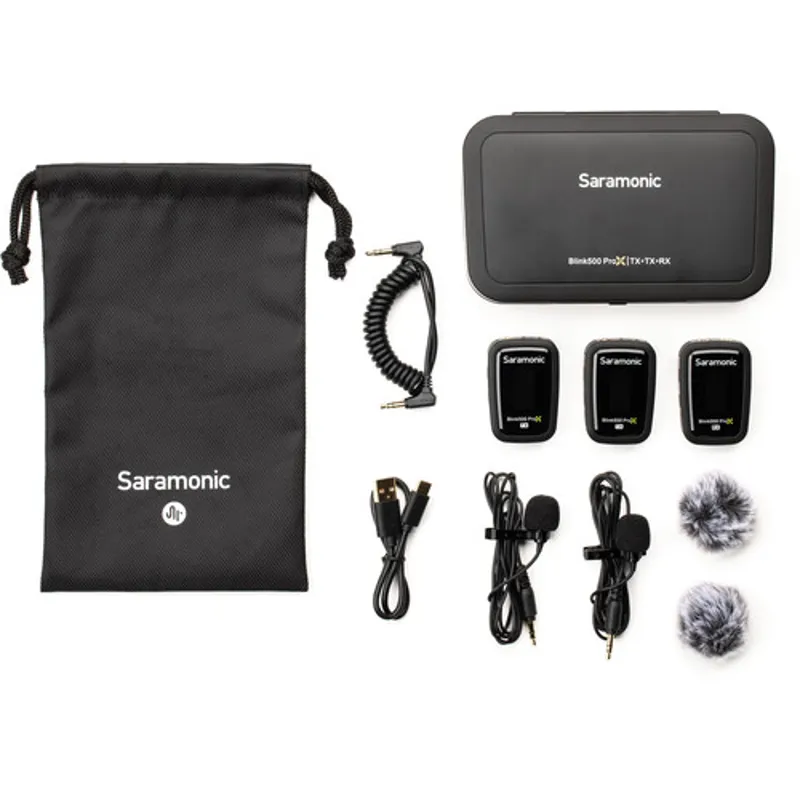 Saramonic Blink 500 ProX B2 2-Person Wireless 2.4GHz Clip-On Microphone System-1
