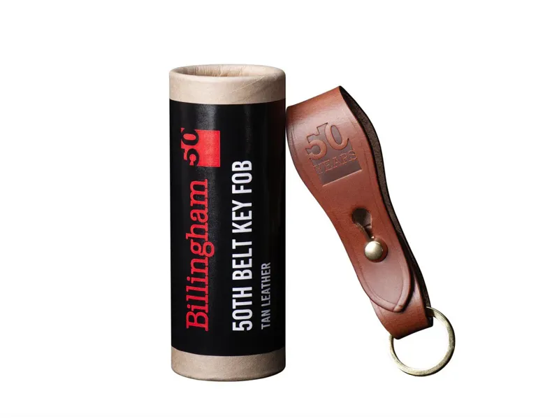 Billingham 50th Anniversary Belt Key Fob - Tan