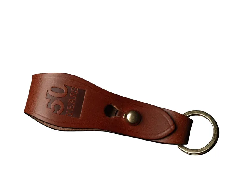 Billingham 50th Anniversary Belt Key Fob - Tan-1