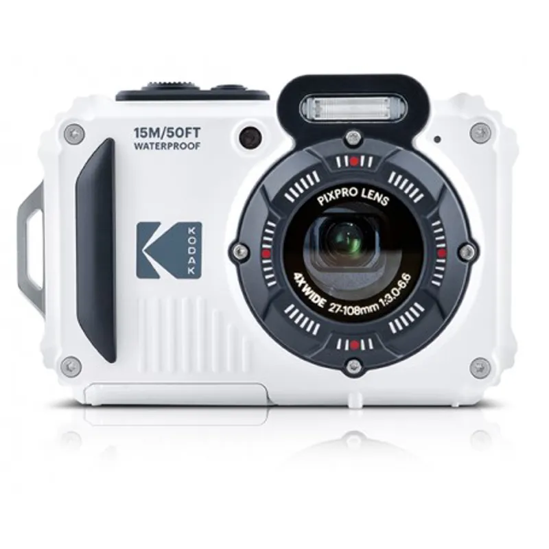 Kodak Pixpro WPZ2 Digital Waterproof Camera in White-1