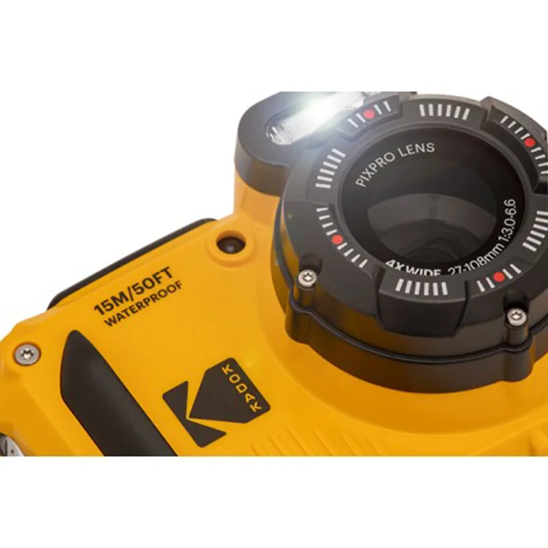 Kodak Pixpro WPZ2 Digital Waterproof Camera in Yellow-3