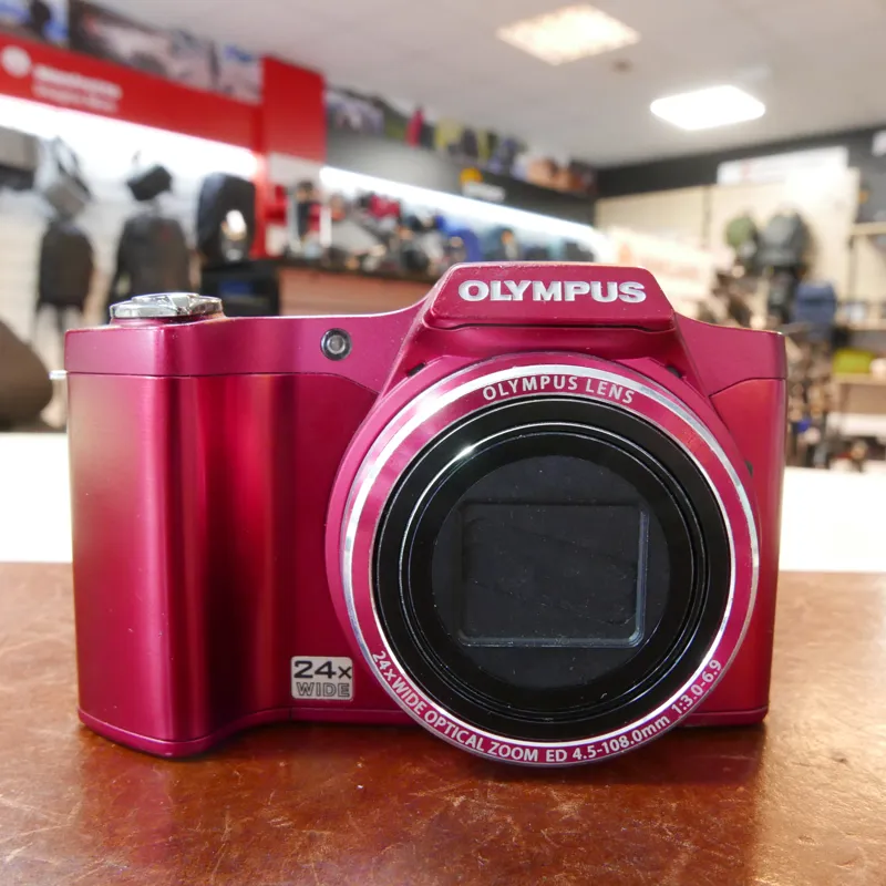 Used Olympus SZ-14 Digital Compact - Red - 12 Months Warranty