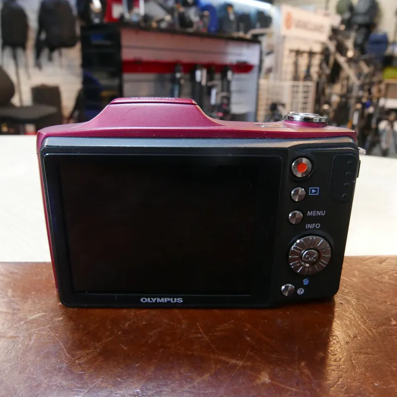 Used Olympus SZ-14 Digital Compact - Red - 12 Months Warranty-1