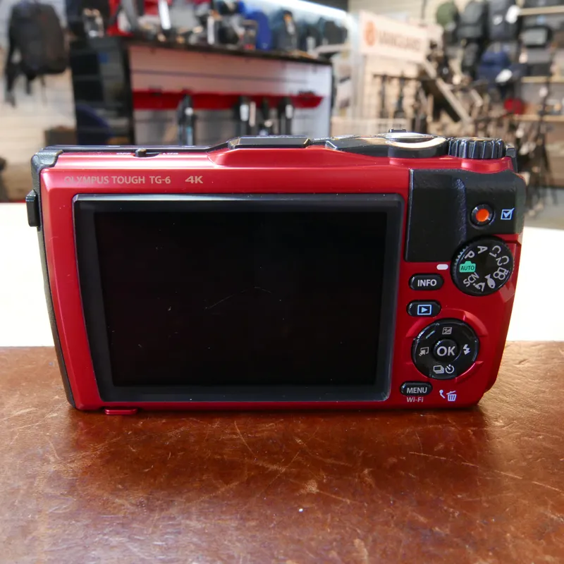 Used Olympus Tough TG-6 Digital Compact - Red - 12 Months Warranty-2