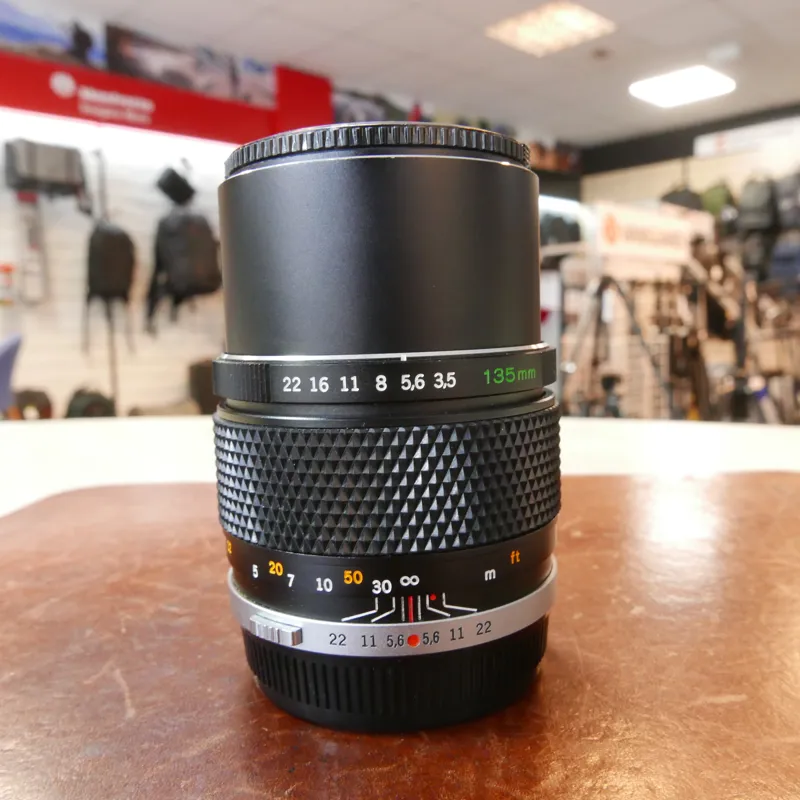 Used Olympus Auto T 135mm f3.5 E. Zuiko - 12 Months Warranty