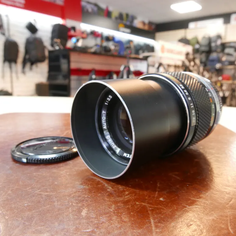 Used Olympus Auto T 135mm f3.5 E. Zuiko - 12 Months Warranty-1