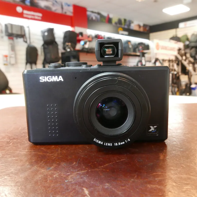 Used Sigma DP1 Digital Compact + VF-11 Viewfinder - 12 Months Warranty-1