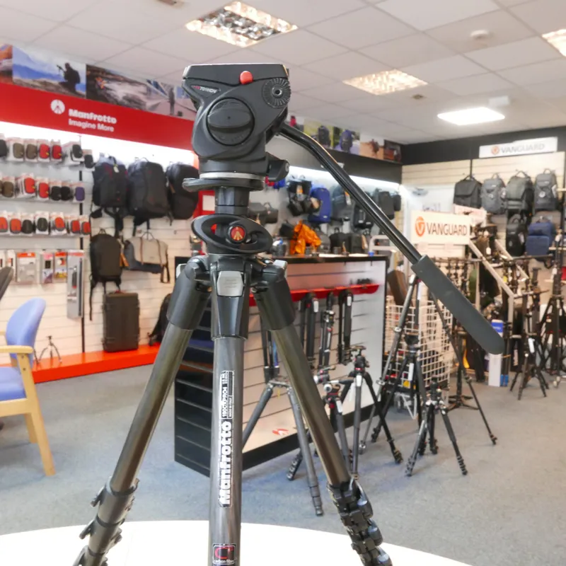 Used Manfrotto 190CXPRO4 + 701HDV Head - 12 Months Warranty-2