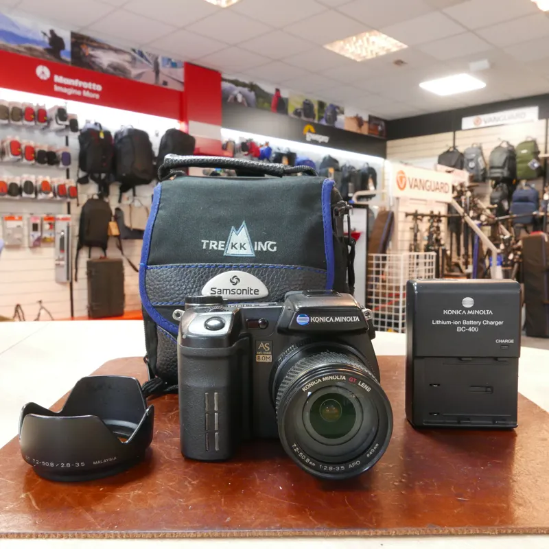 KONICA MINOLTA デジタル一眼カメラ DiMAGE A2 ジャンク KONICA