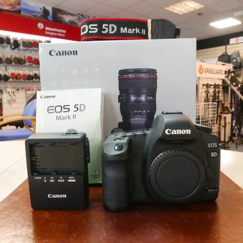 Used Canon EOS 5d Mark II Body - 4992 Actuations - 12 Months Warranty