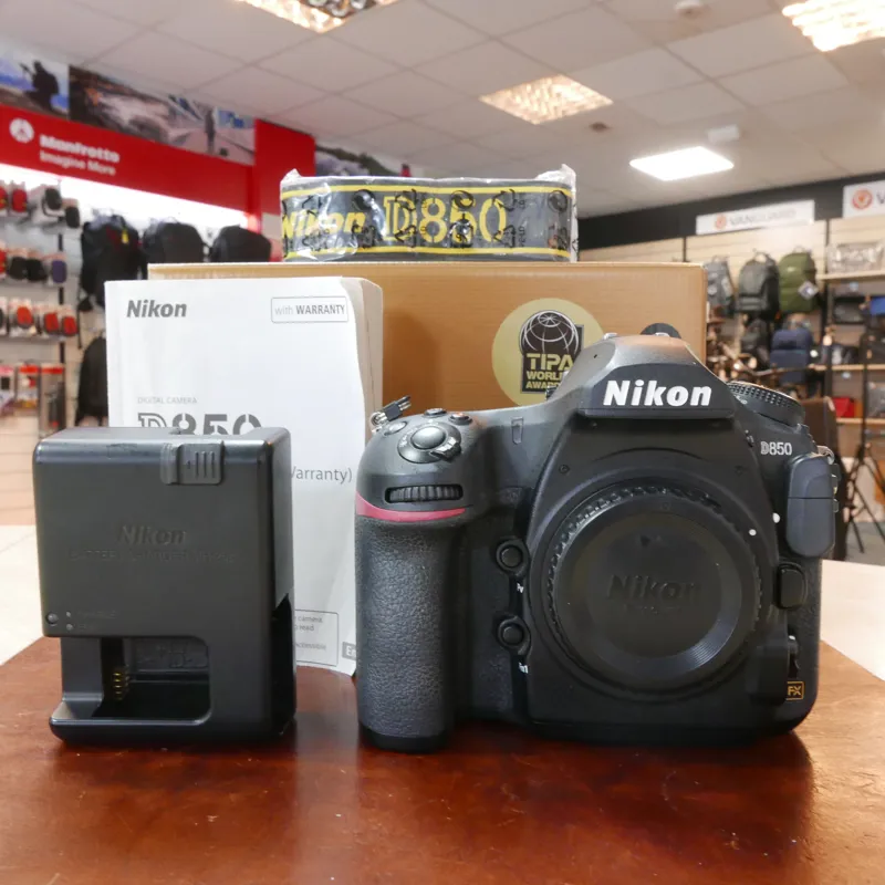 Used Nikon D850 Body - 22314 Actuations - 12 Months Warranty