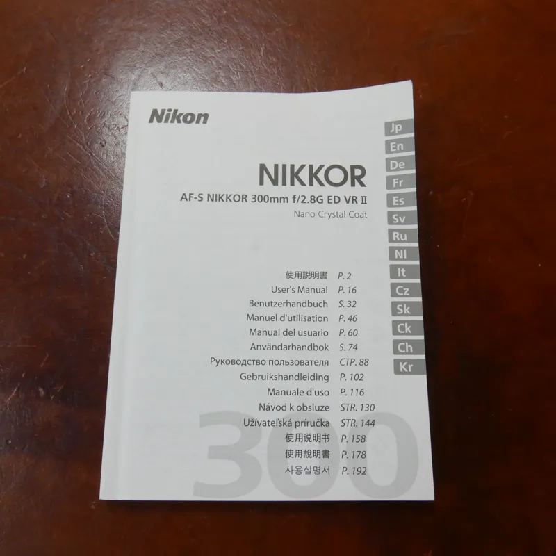 Used Nikon AF-S 300mm f2.8 G II ED VR - 12 Months Warranty-7