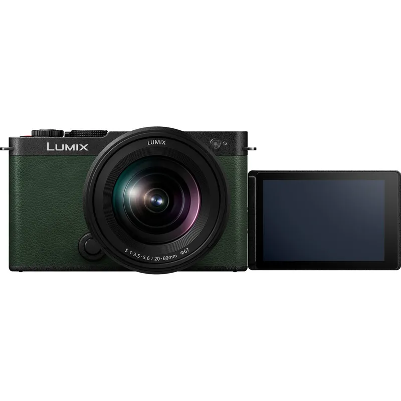 Panasonic Lumix S9 Camera Body With 20-60mm f3.5-5.6 Lens in Green-1