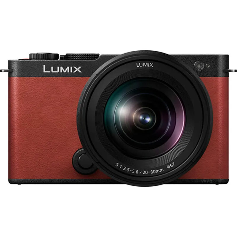 Panasonic Lumix S9 Camera Body With 20-60mm f3.5-5.6 Lens in Red