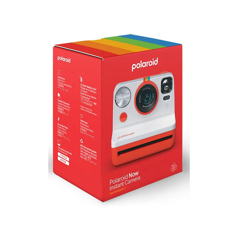 Polaroid Now Gen II Red Instant Camera-3