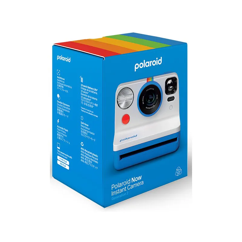 Polaroid Now Gen II Blue Instant Camera-2