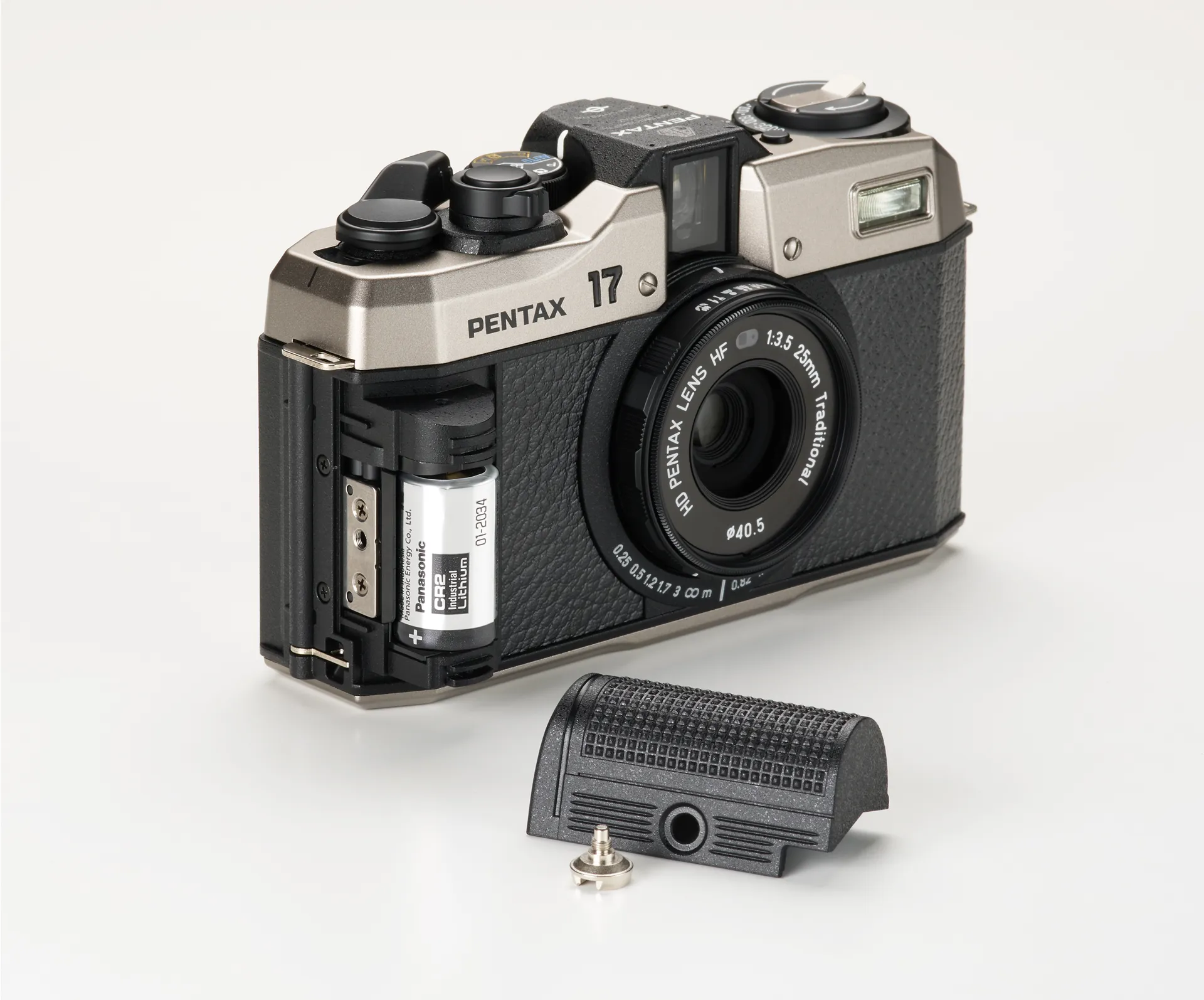 Pentax 17 Dark Silver 35mm Half Frame Film Camera