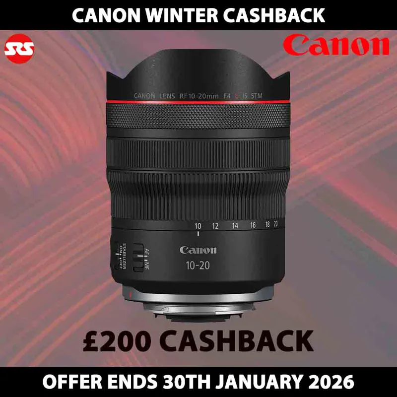 Canon RF 10-20mm F4 L IS STM Lens - CASHBACK!