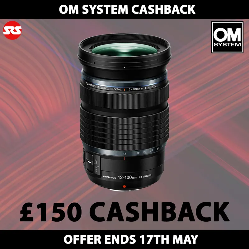OM System M.Zuiko Digital 12-100mm f4 PRO Lens - CASHBACK!