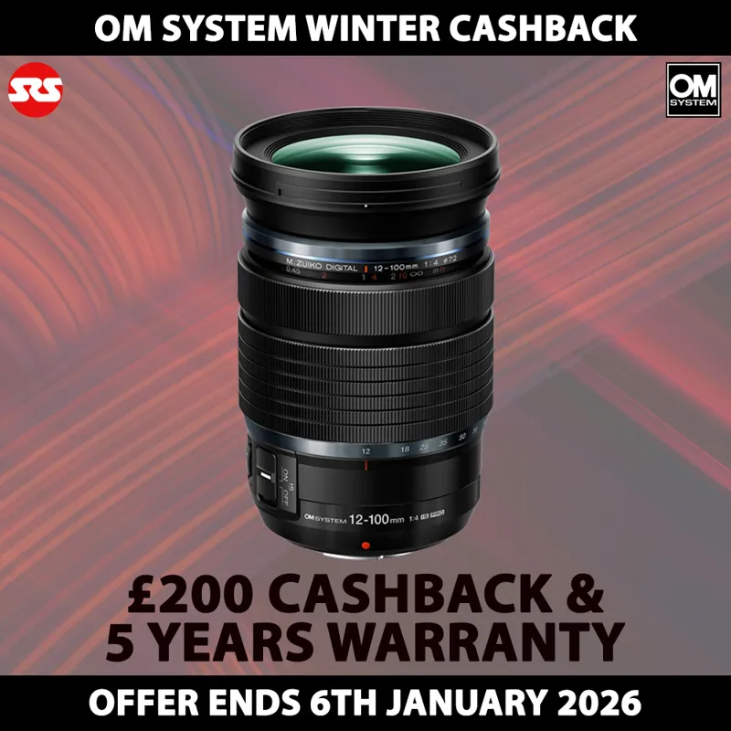 OM System M.Zuiko Digital 12-100mm f4 PRO Lens - CASHBACK AND FIVE YEARS WARRANTY!