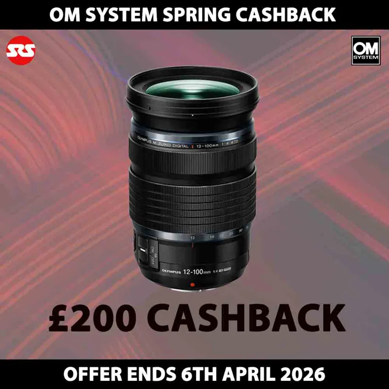 OM System M.Zuiko Digital 12-100mm f4 PRO Lens - CASHBACK!