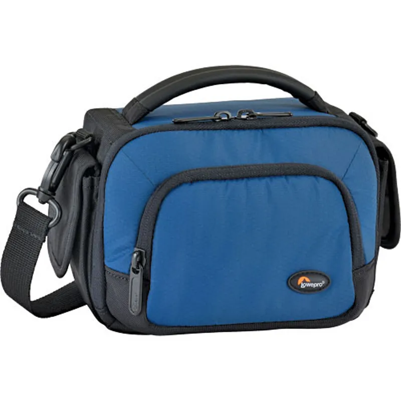 Lowepro Clips 110 Camera or Camcorder Shoulder Bag in Arctic Blue and Black