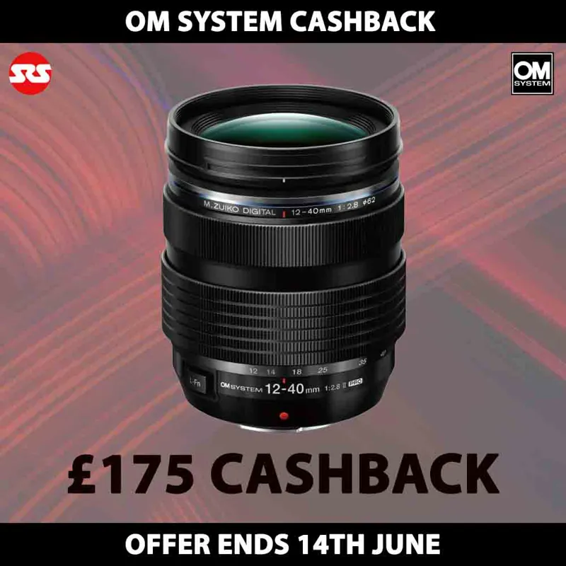 OM System M.Zuiko 12-40mm F2.8 Mk II Pro Lens - CASHBACK!