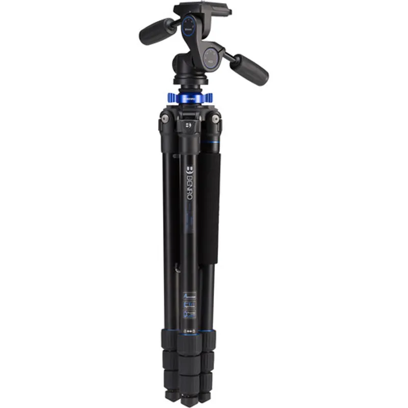 Ex-Display Benro TMA28AHD2 Series 2 Mach3 Alu Tripod and HD2 3-Way Head-3