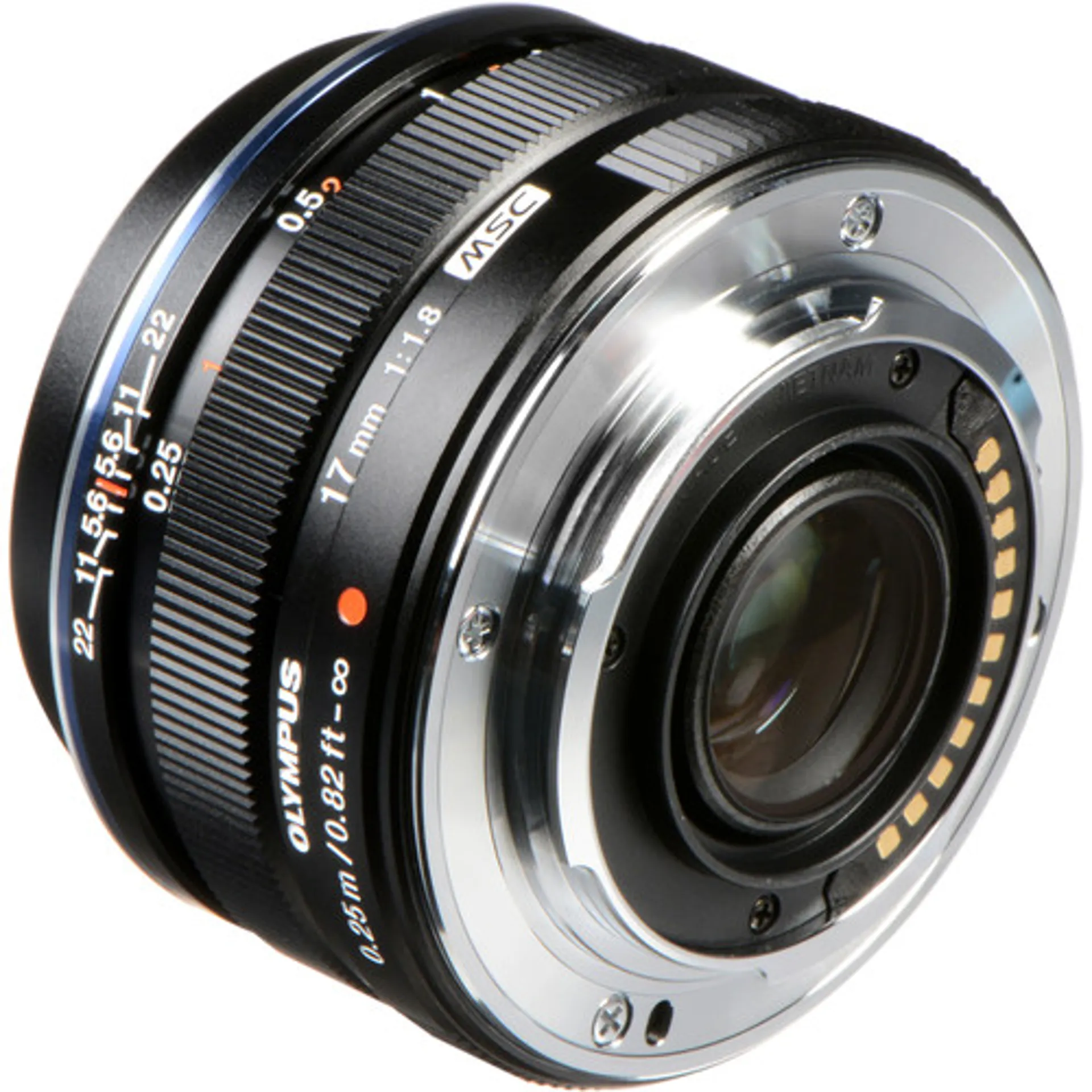 Olympus M.Zuiko Digital 17mm F1.8 Lens - Black