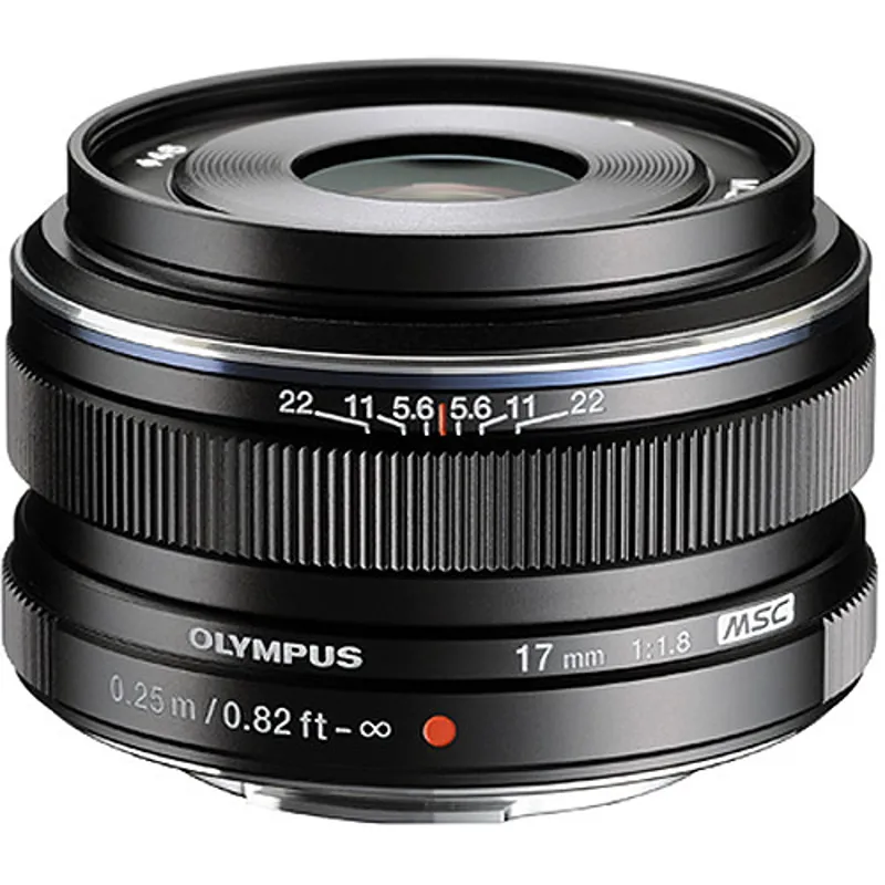 Olympus M.Zuiko Digital 17mm F1.8 Lens - Black-2