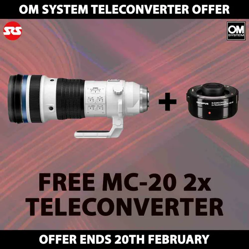 OM System M.Zuiko Digital ED 150-400mm f4.5 TC1.25x IS PRO Lens 