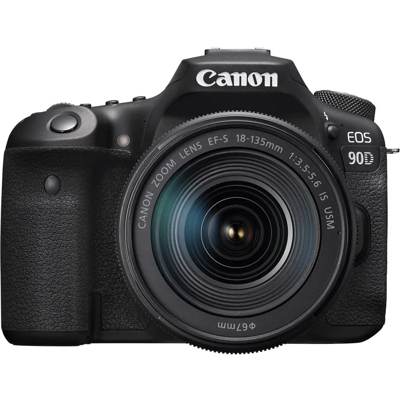 Canon EOS 90D DSLR Camera with 18-135mm Lens 