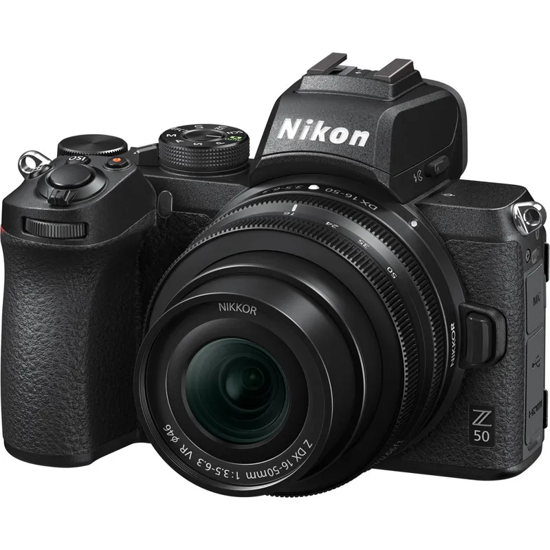 Nikon Z 50 Camera with Z DX 16-50mm and 50-250mm Lenses-2