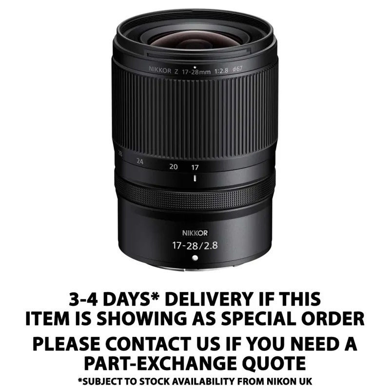 Nikon Nikkor Z 17-28mm f2.8 Lens 