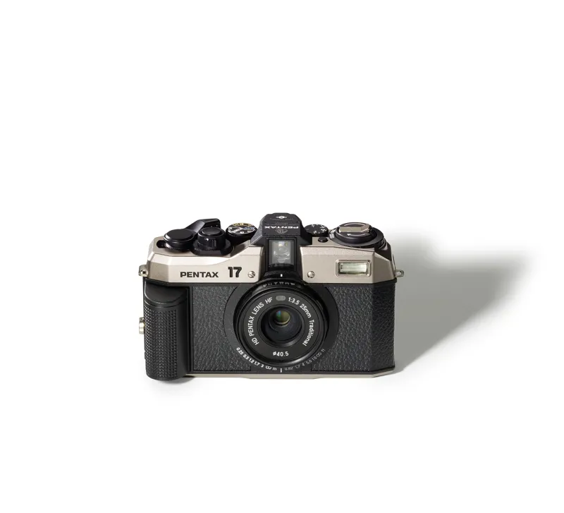 Pentax 17 Dark Silver 35mm Film Camera - WINTER FREE FILM OFFER!-12