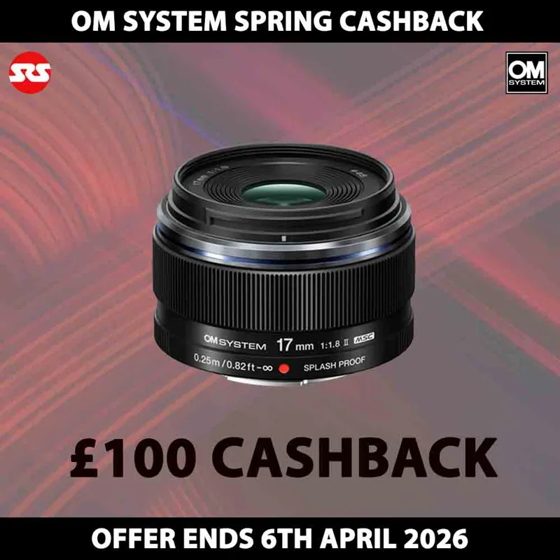 OM SYSTEM M.Zuiko Digital ED 17mm F1.8 II Lens - CASHBACK!