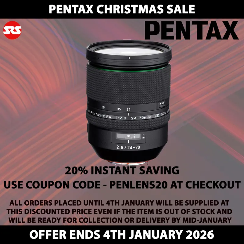Pentax HD PENTAX-D FA 24-70mm F2.8 ED SDM WR Lens - INSTANT SAVING WITH COUPON CODE