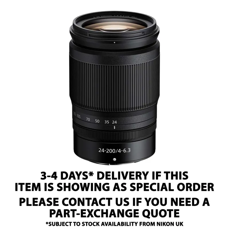Nikon Nikkor Z 24-200mm f/4-5.6 S Lens 