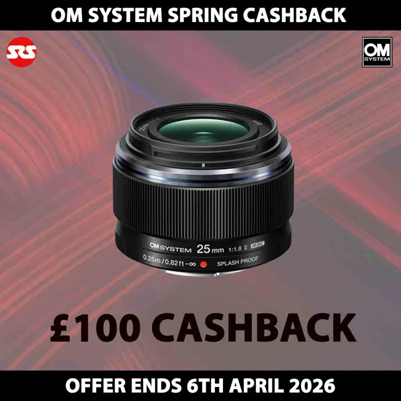 OM System M.Zuiko Digital ED 25mm F1.8 II Lens - CASHBACK!