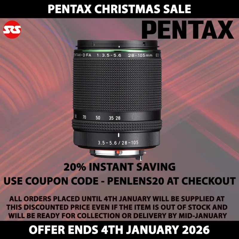 Pentax HD PENTAX-D FA 28-105mm F3.5-5.6 ED DC WR Lens - INSTANT SAVING WITH COUPON CODE