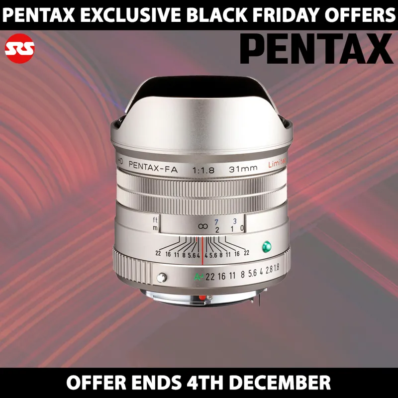 Pentax HD FA 31mm F1.8 Limited Lens in Silver 