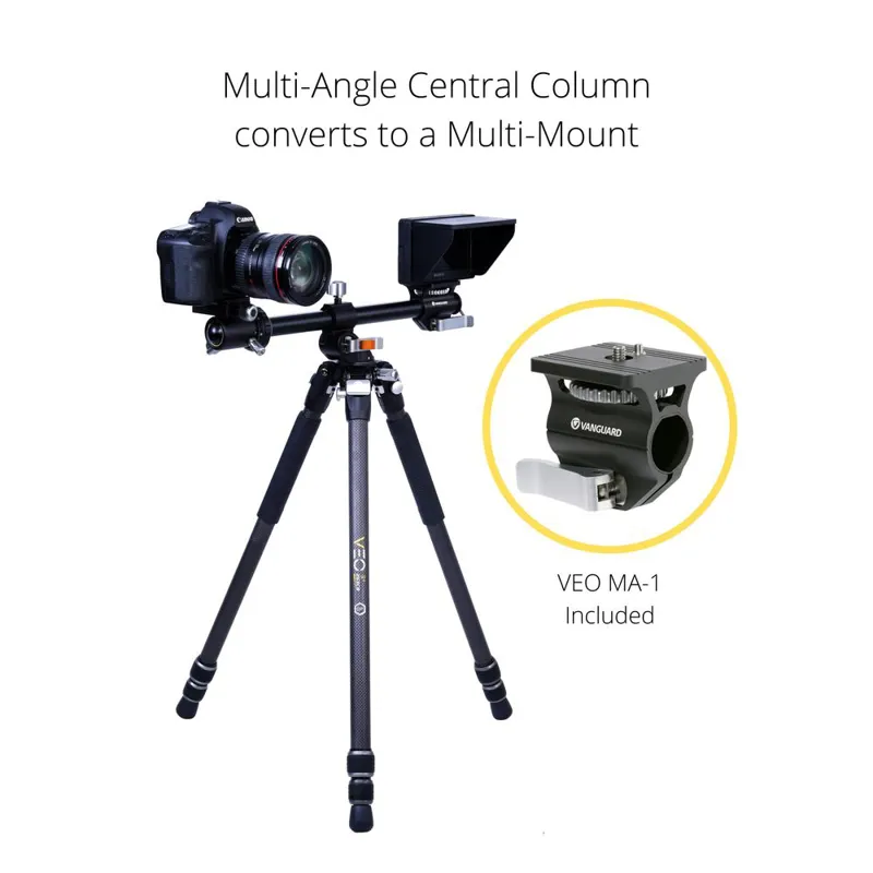 Vanguard Veo 3+ 263CB Carbon Fibre Tripod with Ballhead-2